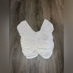Project Social T - White Crop Top (NWT)